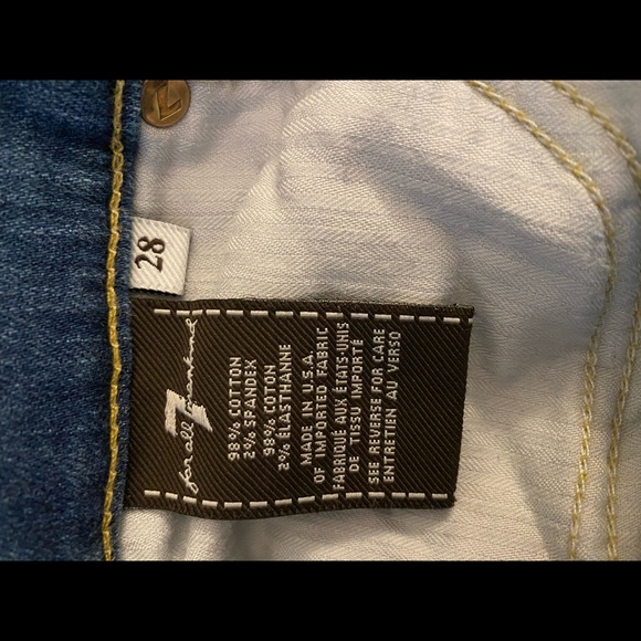 7 for all mankind - the skinny jeans, size 28 - Picture 6 of 8